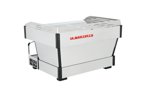 La Marzocco Linea PB se dvěma pákami zezadu ze tří čtvrtin